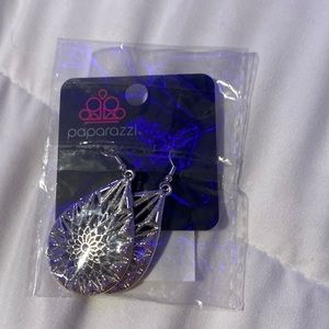 icy mosaic purple earrings